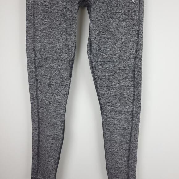 PUMA Moto Leggings Tights Dark Gray Heather Mid Rise Pull On Women's Medium - Picture 3 of 11